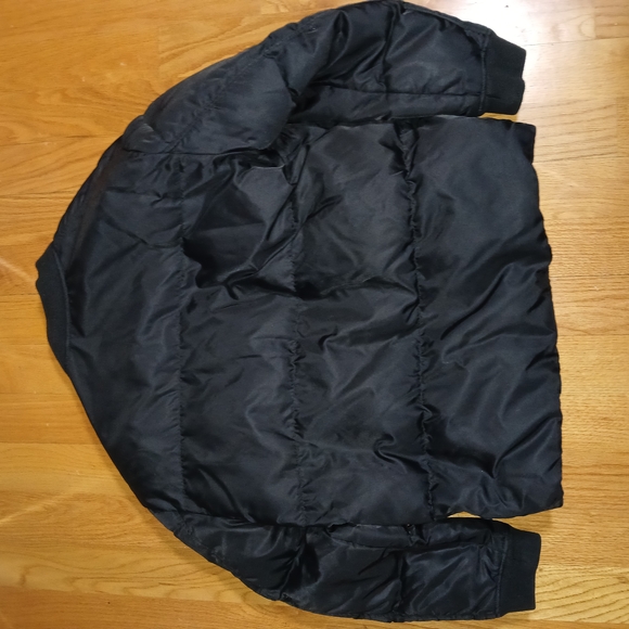 All Saints Men's Black Quilted Puffer Jacket - Picture 3 of 4